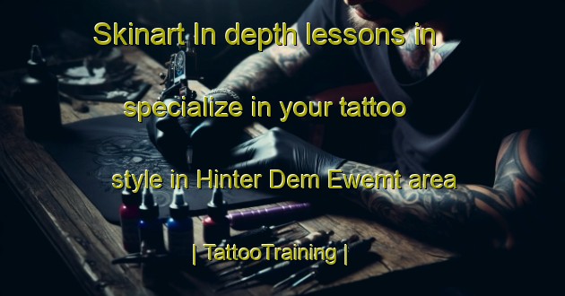 Skinart In-depth lessons in specialize in your tattoo style in Hinter Dem Ewemt area | TattooTraining | TattooClasses | SkinartTraining-Belgium